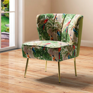 Floral barrel chair new arrivals